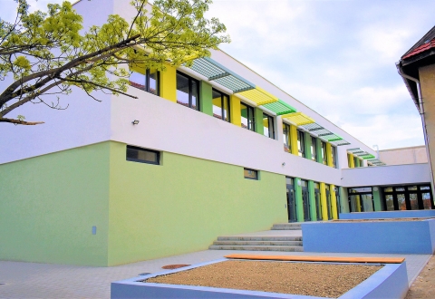 Új épületszárny az iskolában